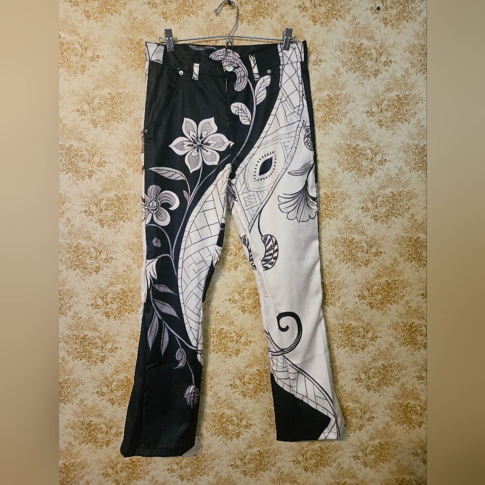 NWOT Black&white Pants(See Measurements!)